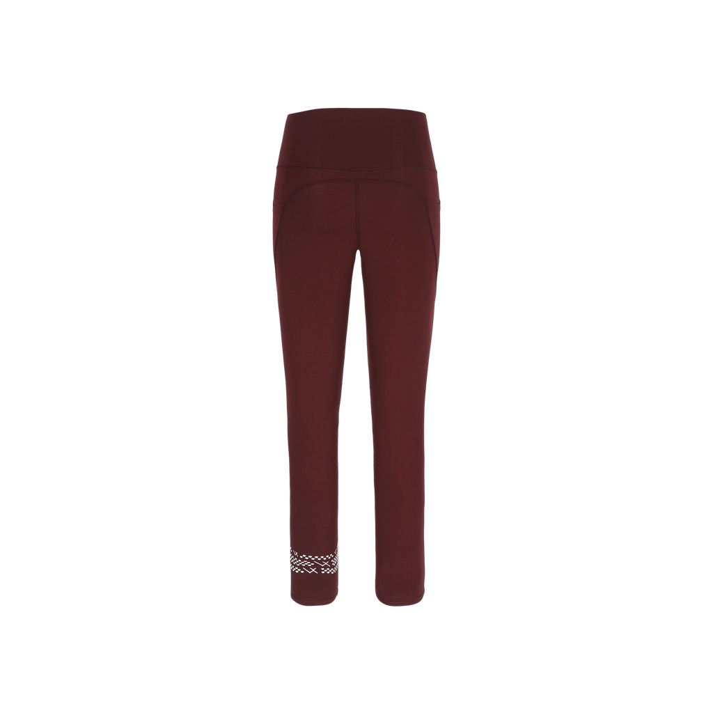 Sophia Pants Burgundy Back