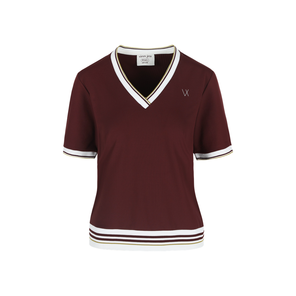 [01-Emilie-Bu-XS] Emilie Top (Burgundy, XS)