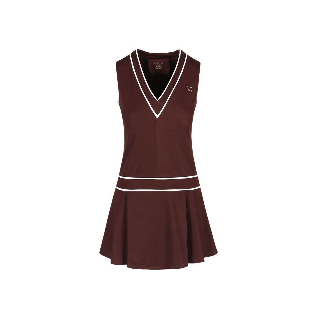 [01-Kim-Bu-XS] Kim Dress (Burgundy, XS)