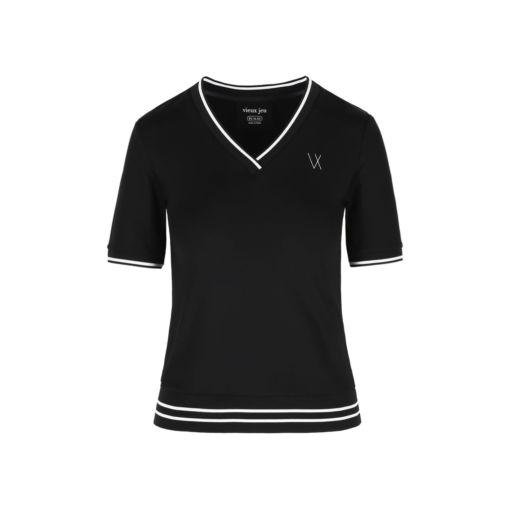 [01-Emilie-Mono-B-XS] Emilie Top Mono (Black, XS)