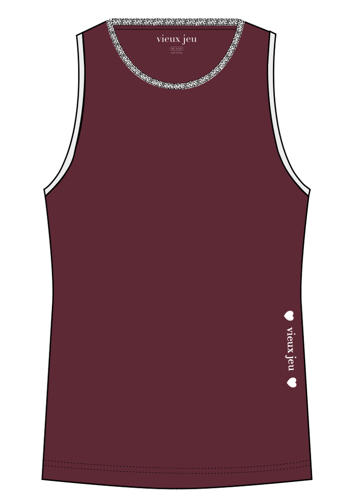 [01-Celi-Bu-XS] Celi Top (Burgundy, XS)