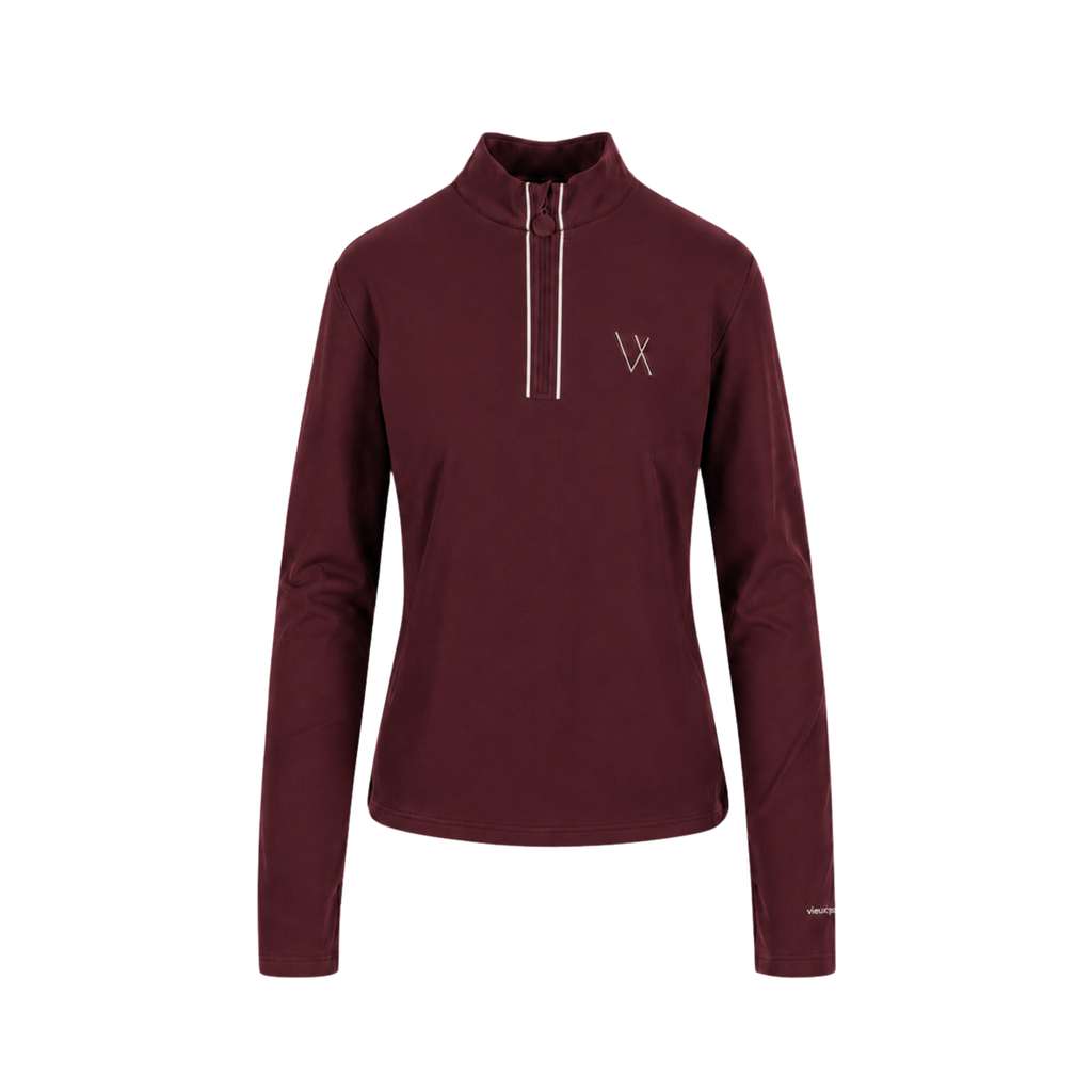 [01-Rosy-Burgundy-XS] Rosy Top (Burgundy, XS)